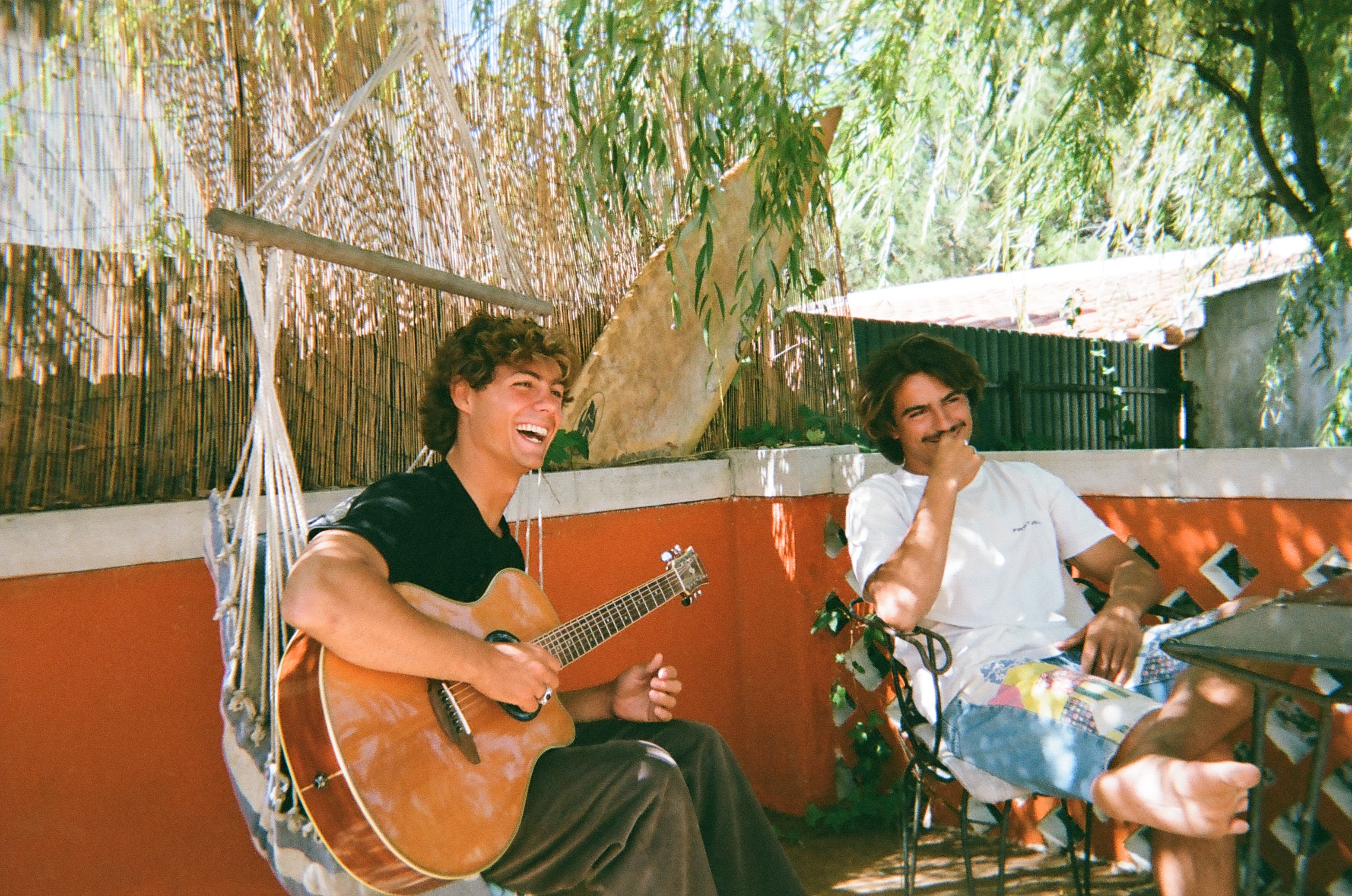 Paco and Valerio at their home in Portugal for "By Any Means" by Alaïa Alpine Alternative, October 2022